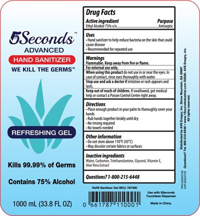 Image Description (5 Second Gel)